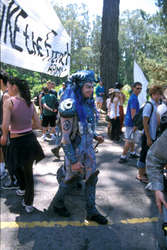 Blue nude guy