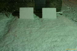 Snow hides all.
