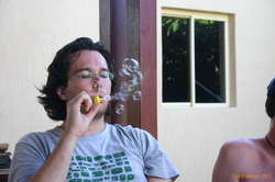Toby blows more