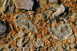 Sulfur crystals