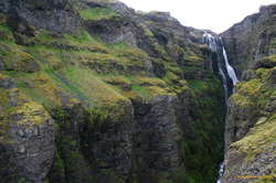 The gorge walls