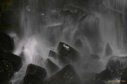 Water on rocks