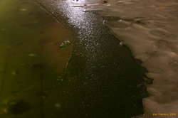wet, slushy, hard