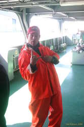 Guido in a sea suit