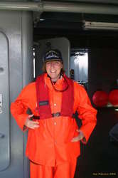 Ute in a sea suit