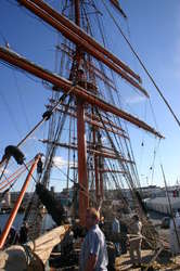 Looking astern