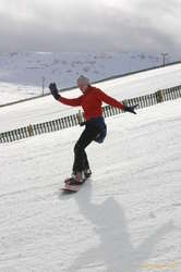 Alda struts her new skills
