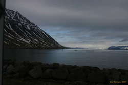 Straight out the fjord from the bedroom
