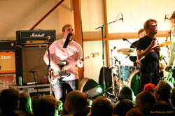 Broken guitar straps will not stop the energy
