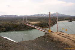Groovy old tramway bridge near búðarháls
