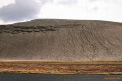 Erosion patterns opposite Fossbrekkur
