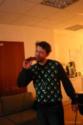 Bjarki puts on the moves
