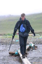 Look! Dry feet!
