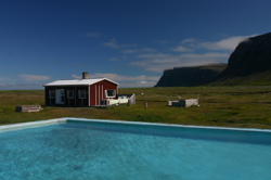 A pool with a view