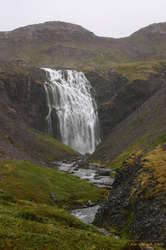 Unnamed waterfall on a side creek of SkorarÃ¡
