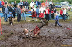 Playing in the mud
