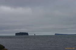 Drangey, Kerling and Þórðahöfði from Gréttirslaug
