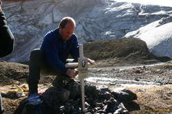 Bolting on the plaque
