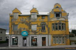 A new (branded) fish shop in an old building
