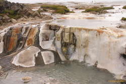 Mineral waterfall
