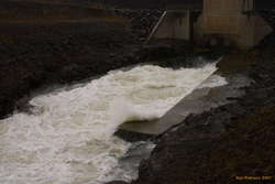Diverted water
