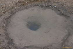 Bubbling hole
