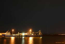 Boats in town for christmas
