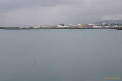 Steely grey sea
