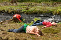 Tired girls, Sarah, Nicky, Marian
