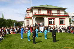 Karine and Ute's Tai Chi group
