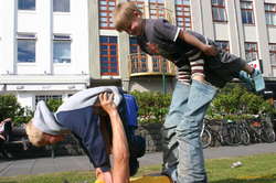 Flying children
