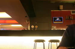 A quiet bar
