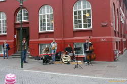 Who left a band ouot on the street?
