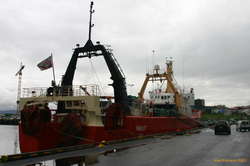 Rugged old greenlandic trawler
