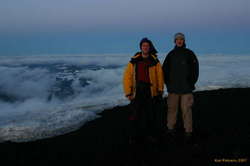 Karl and Wolfgang on the summit
