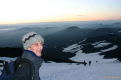 Wolfgang on the descent
