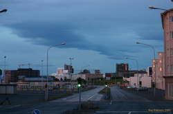 No sunset that way
