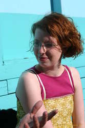 Tóta in the sun

