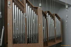 Cool organ and lights
