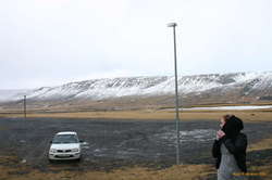 Ásta and I were the only visiters that day.  Lundarreykjadalur is not very high on the tourist radar.
