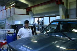 Guido and his new car
