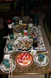 Just some of the sushi
