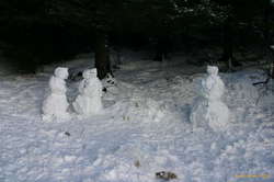 Even enough snow to make snowmen
