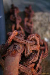 Rusty old chain
