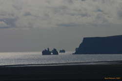 The classic Vík coastline
