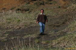 Alex running down
