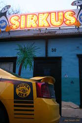 Muscle cars and trendy bars
