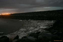 Ice near Borgarnes
