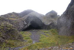 The church in Hljóðaklettar
