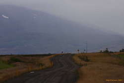 Winding dirt road
